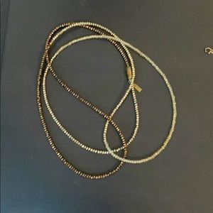 Beaded layering necklace